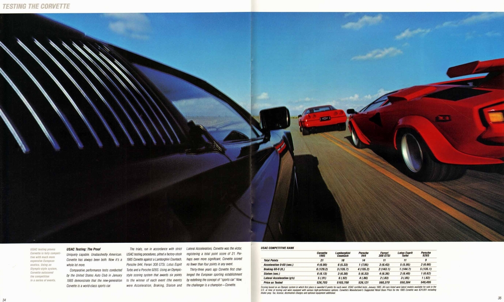 1986 Corvette Prestige Brochure Page 6